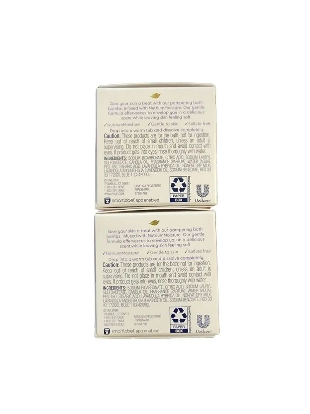 NEW Dove Milk Swirls lavender & honey macaron bath bombs lot of 4